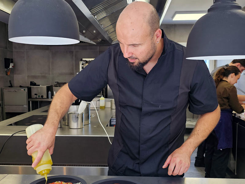 Restaurant L’Unisens Le Chef Tarik Mezri-Charmasson