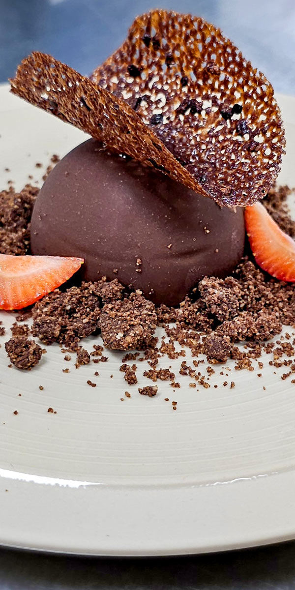Cuisine gastronomique du restaurant L'Unisens